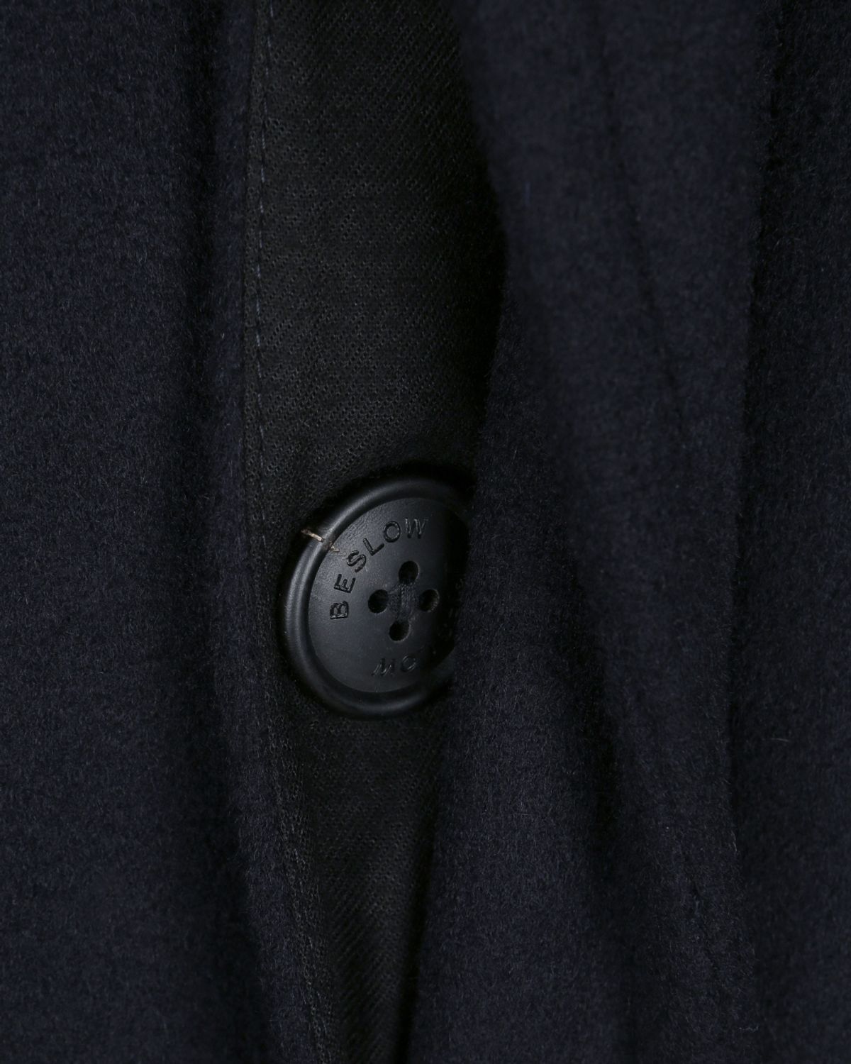 비슬로우(BESLOW) OVERSIZED CASHMERE BALMACAAN COAT NAVY