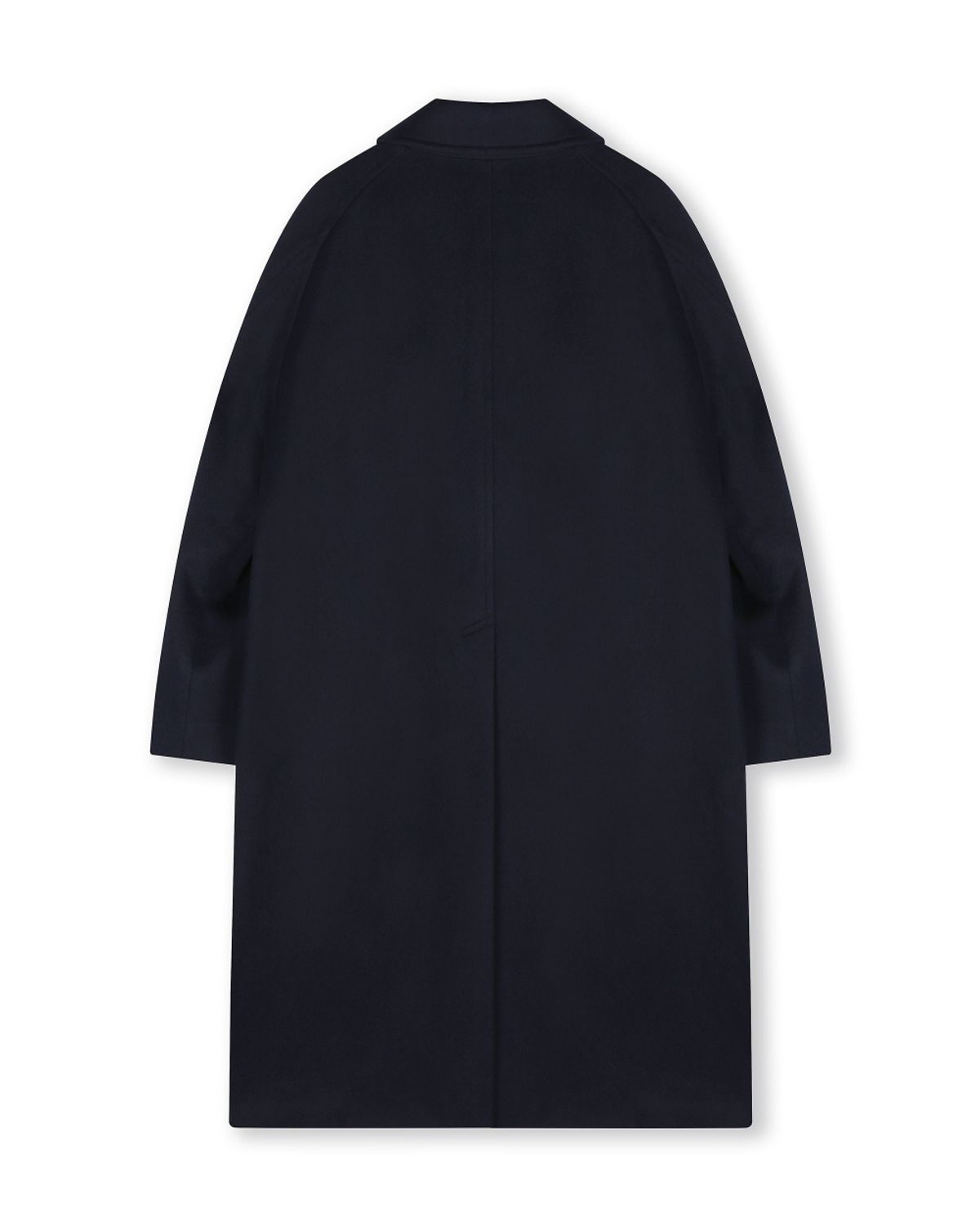 비슬로우(BESLOW) OVERSIZED CASHMERE BALMACAAN COAT NAVY