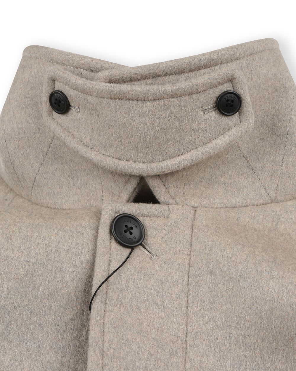 MUSINSA | BESLOW OVERSIZED CASHMERE BALMACAAN COAT MELANGE