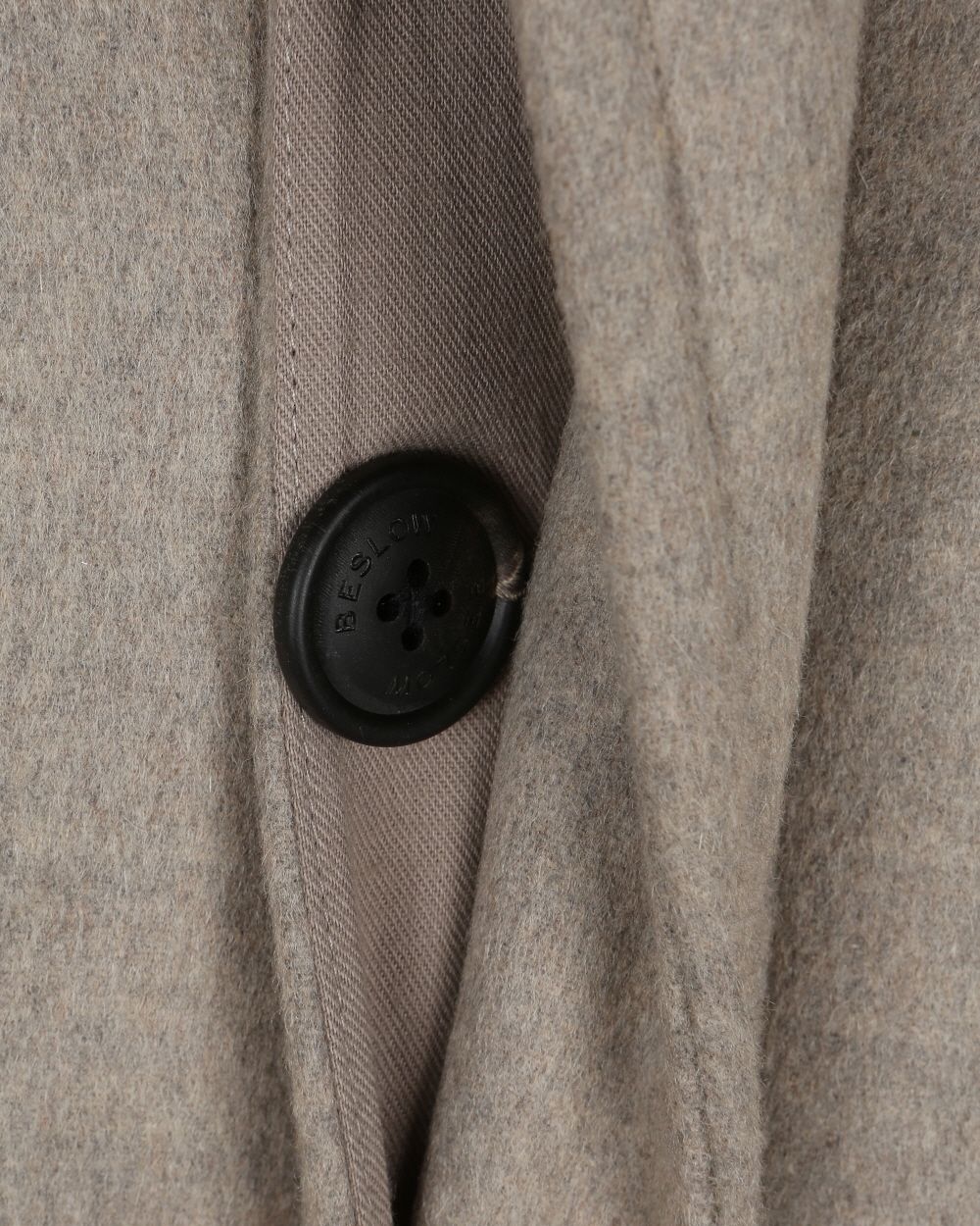 MUSINSA | BESLOW OVERSIZED CASHMERE BALMACAAN COAT MELANGE