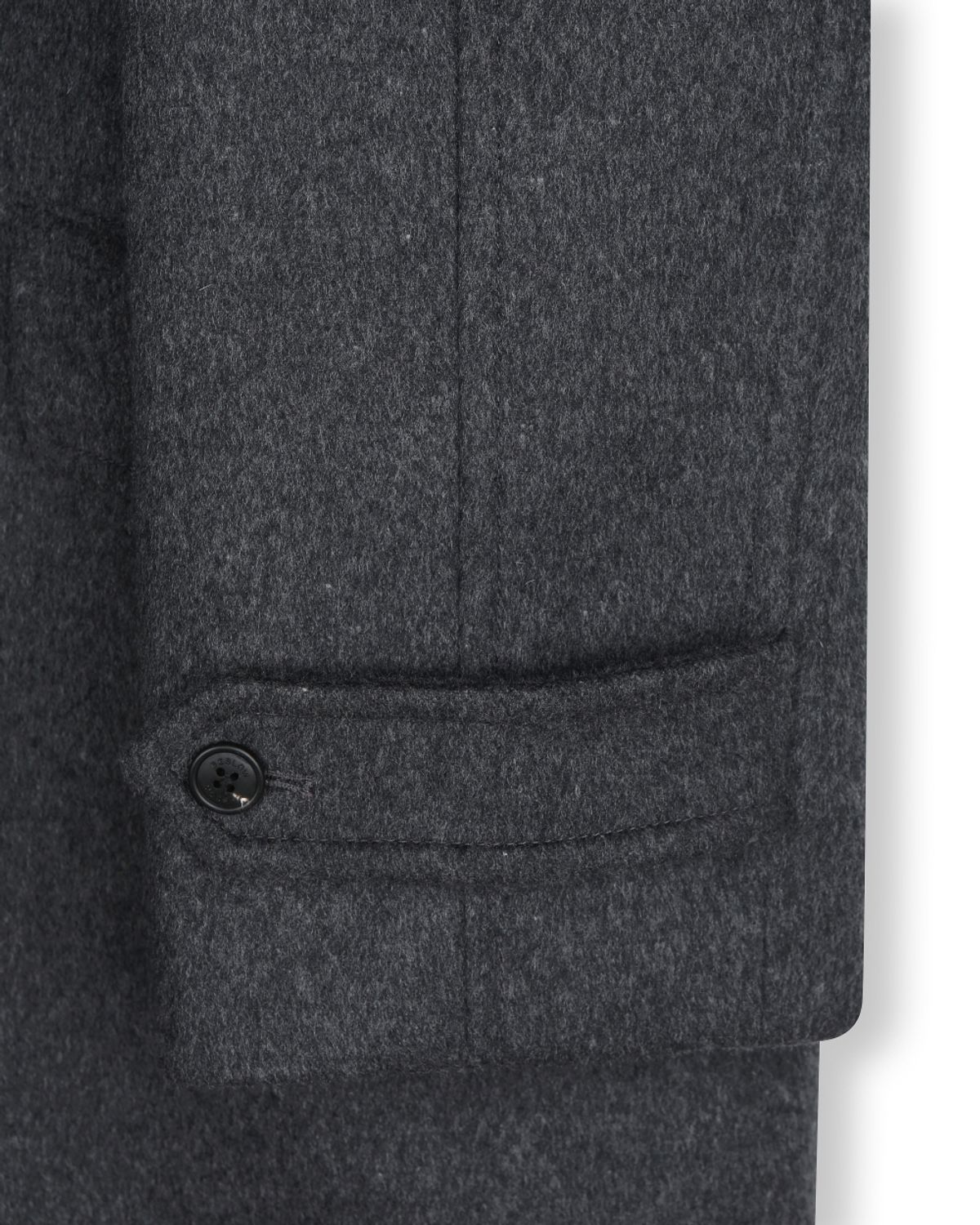 비슬로우(BESLOW) OVERSIZED CASHMERE BALMACAAN COAT MELANGE CHARCOAL