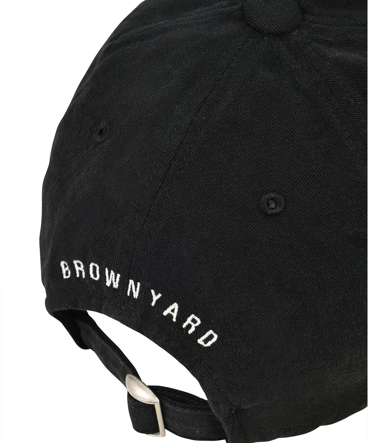 브라운야드(BROWNYARD) 빈티지 로고 캡, 블랙