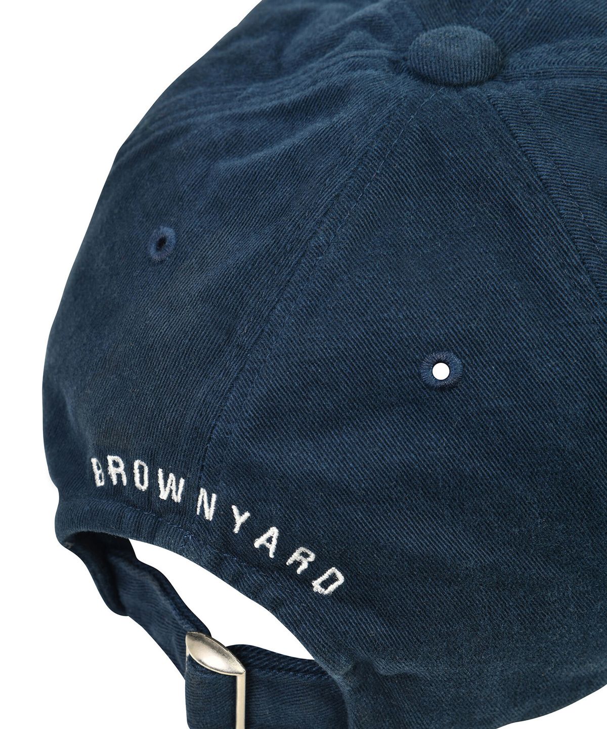 브라운야드(BROWNYARD) 빈티지 로고 캡, 네이비