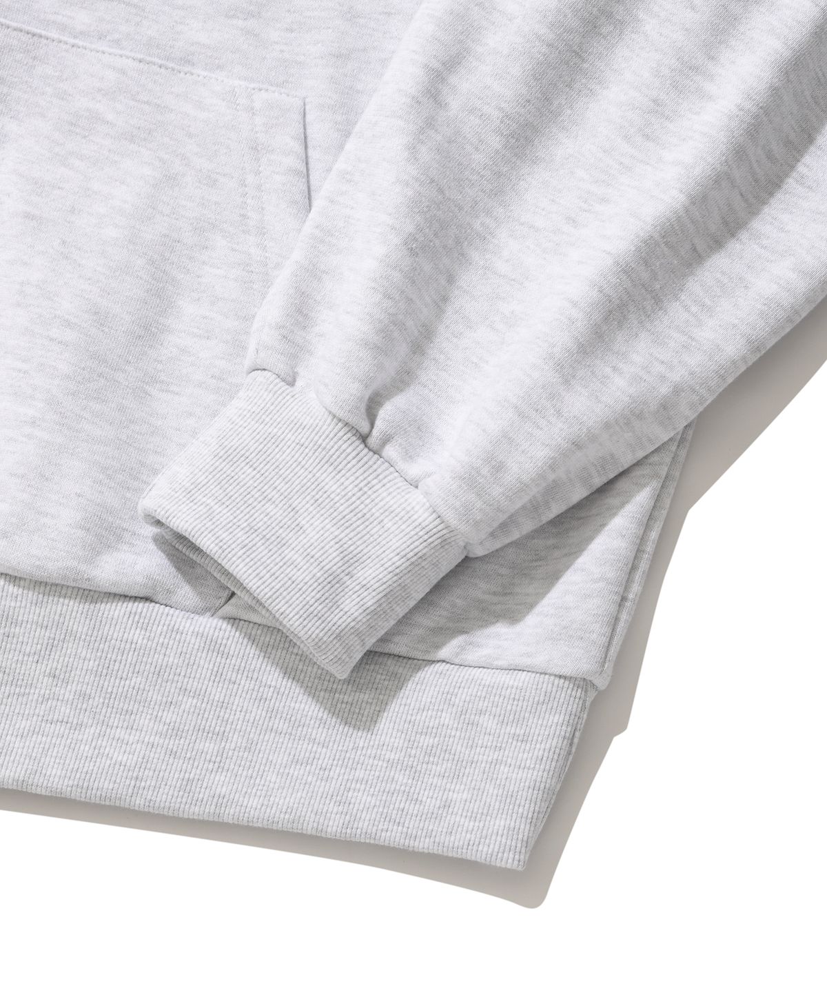 스웨이드(SUADE) HANDLOGO HOODIE [MELANGE GRAY]