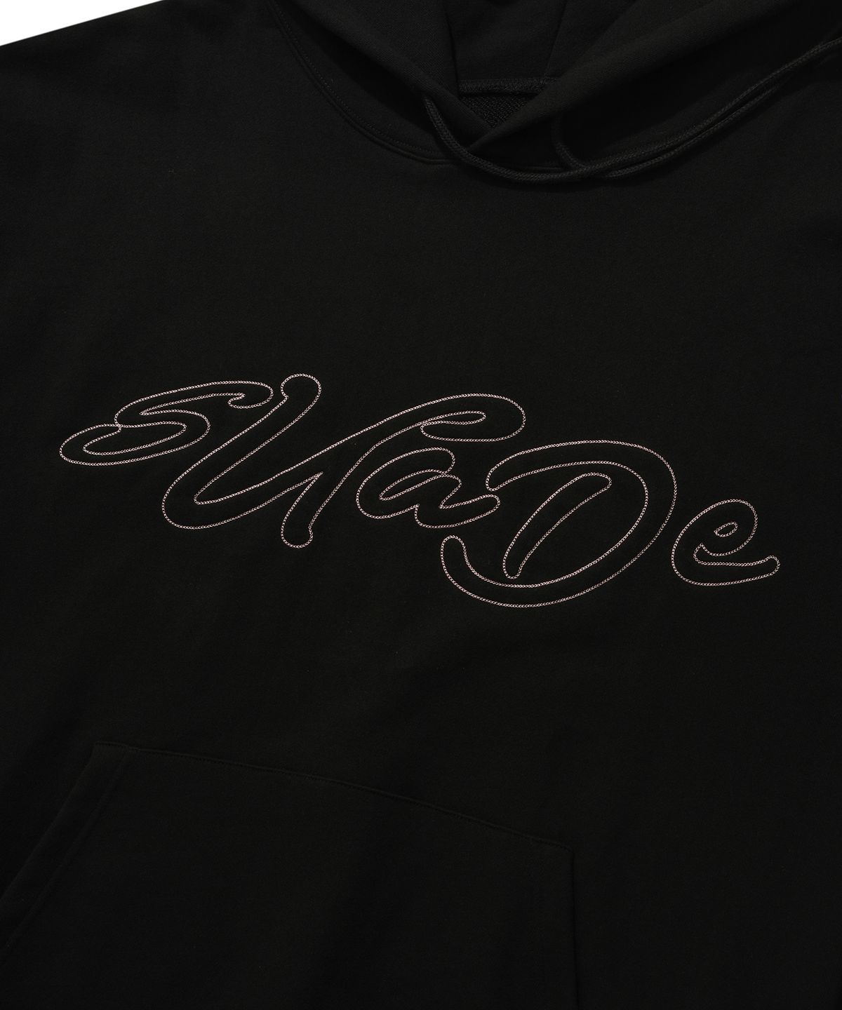 스웨이드(SUADE) HANDLOGO HOODIE [BLACK]
