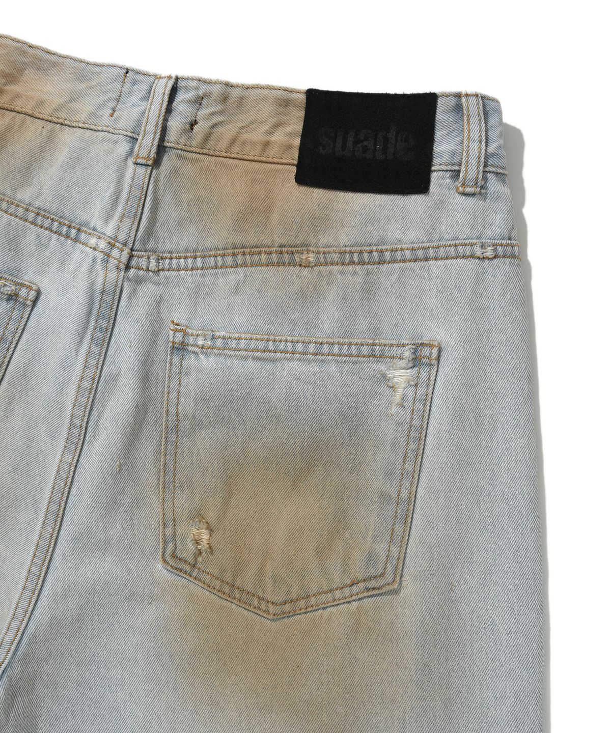 스웨이드(SUADE) OIL WASHED DENIM [LIGHT BLUE]