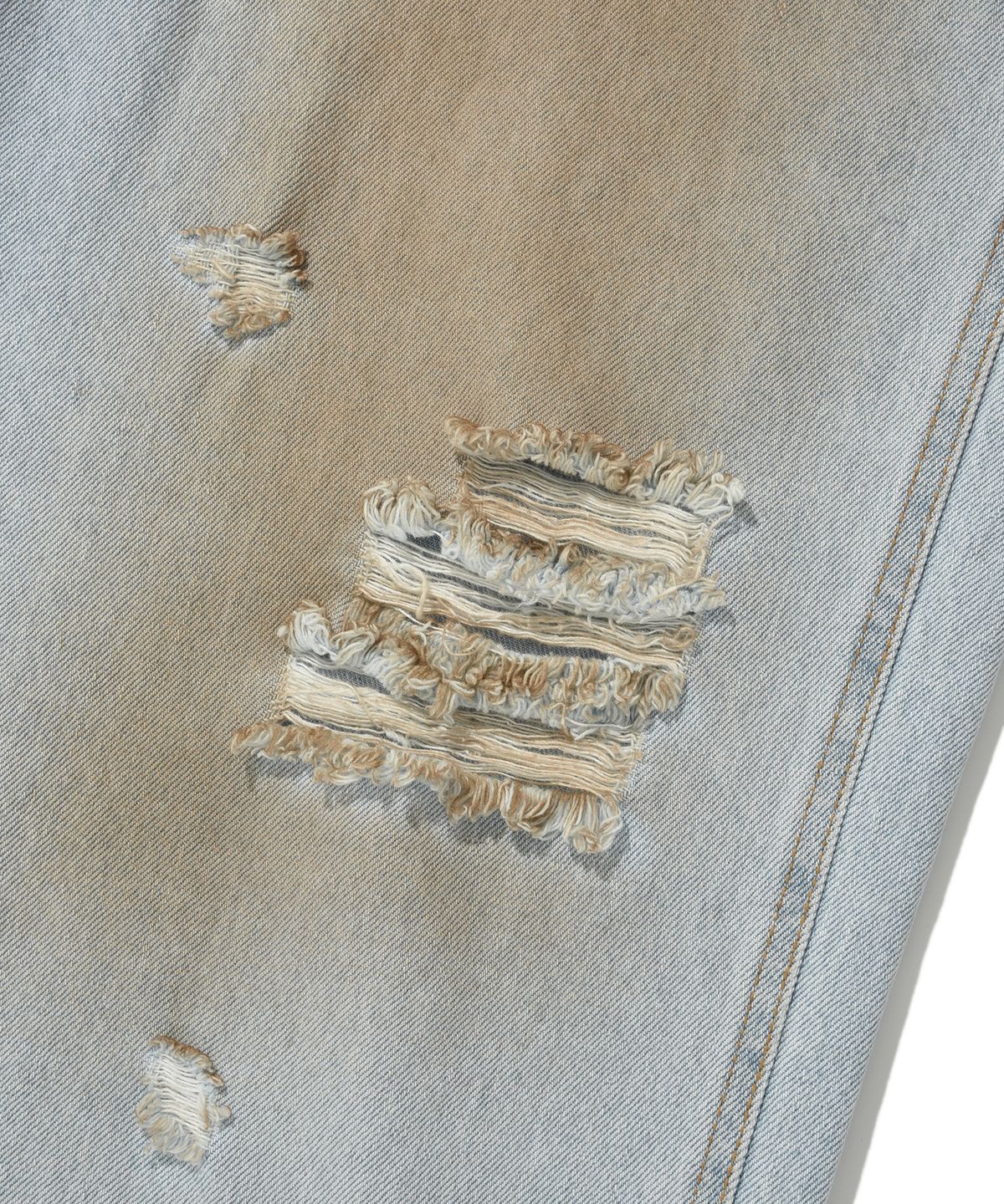 스웨이드(SUADE) OIL WASHED DENIM [LIGHT BLUE]