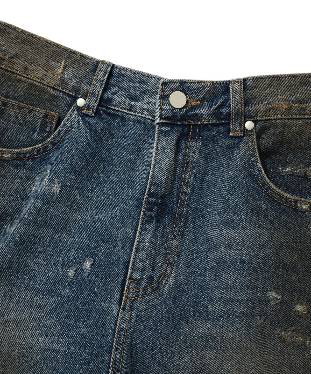 스웨이드(SUADE) OIL WASHED DENIM [BLUE]