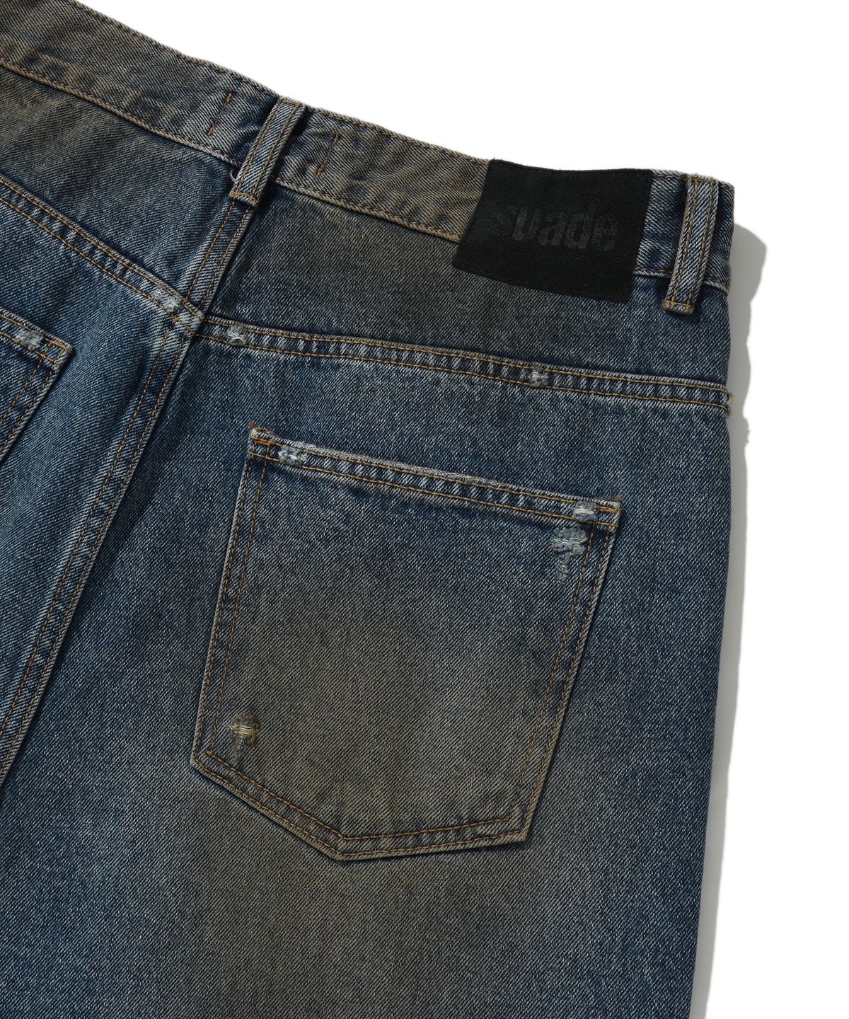 스웨이드(SUADE) OIL WASHED DENIM [BLUE]