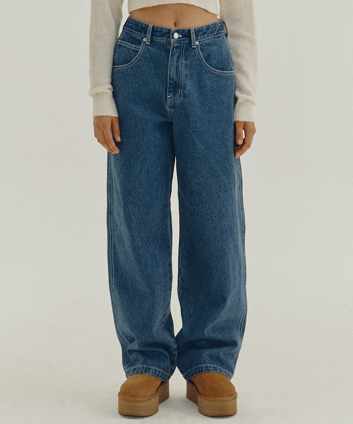 스웨이드(SUADE) BAGGY DENIM [BLUE]
