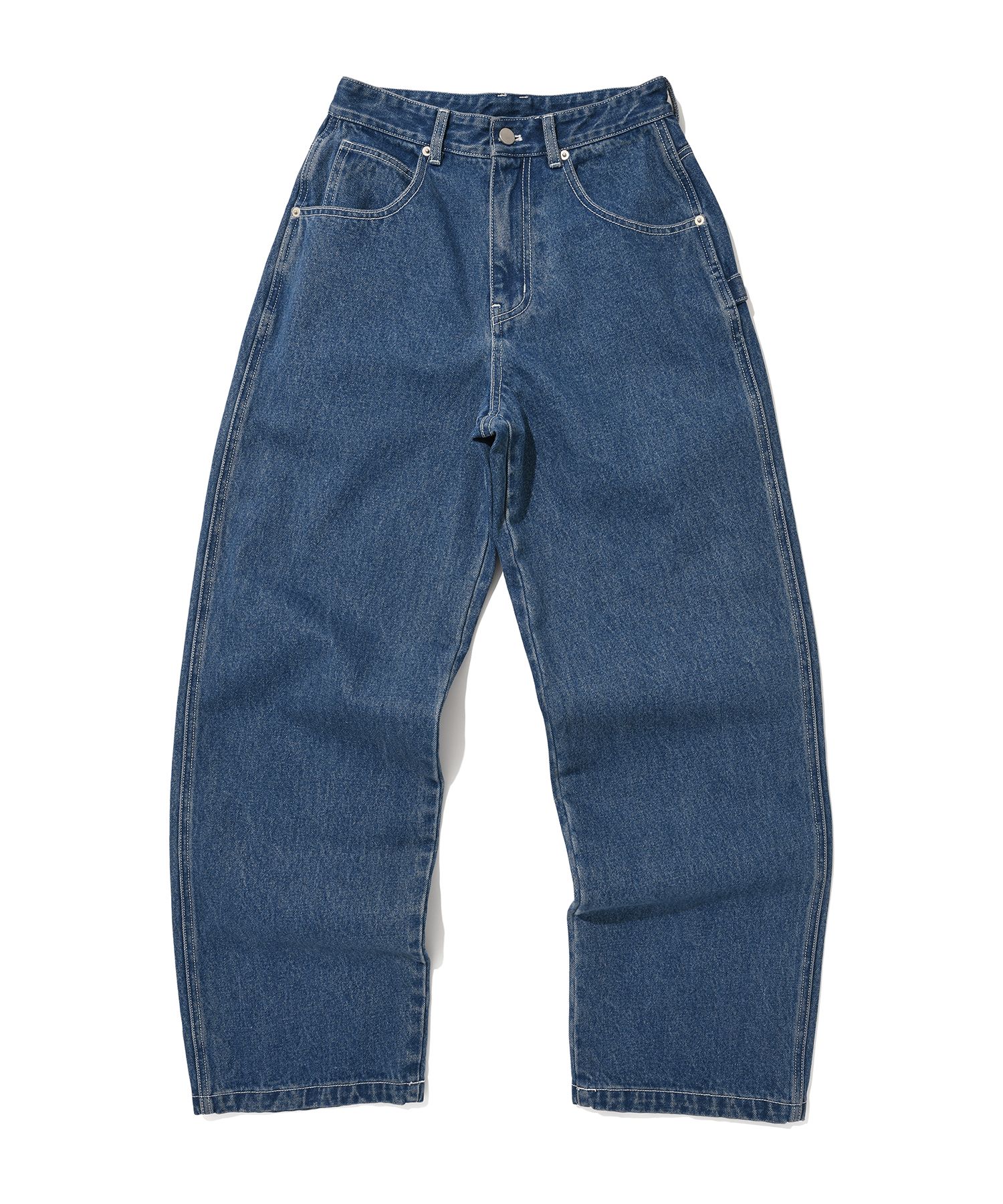 BLESS Ü BU baggy denim pants L BLESS Ü online store 【 BU damage baggy denim pants 】 size