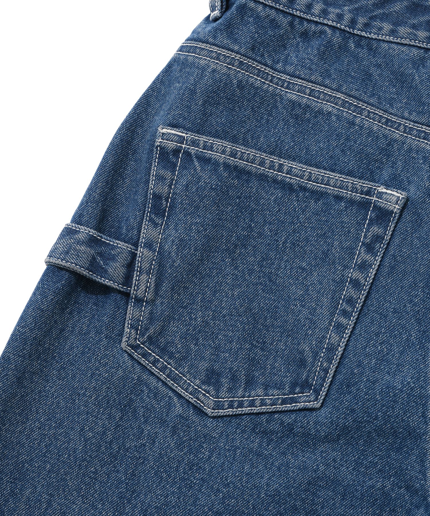 MUSINSA | SUADE BLUE BAGGY DENIM [BLUE]