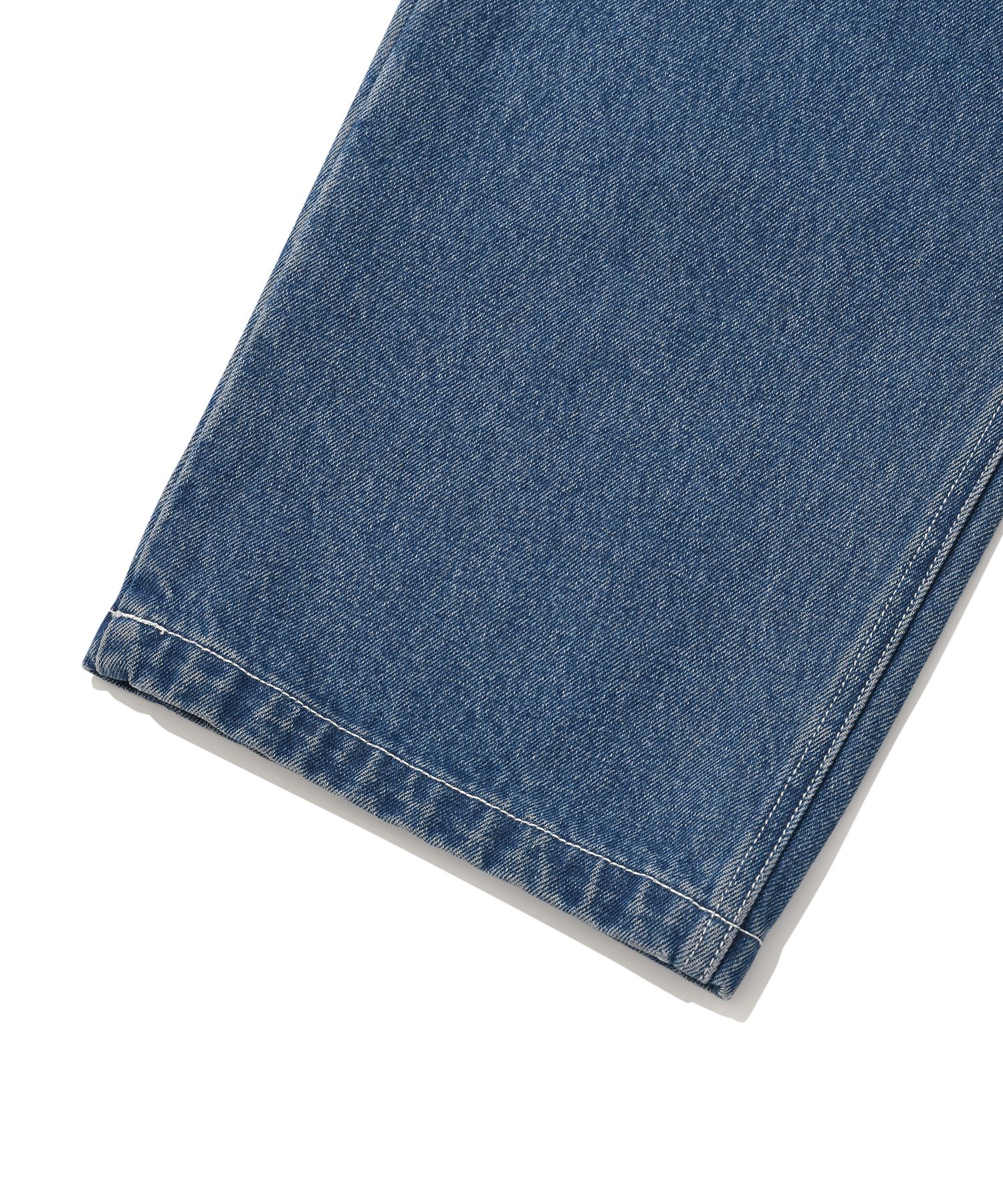 MUSINSA | SUADE BLUE BAGGY DENIM [BLUE]
