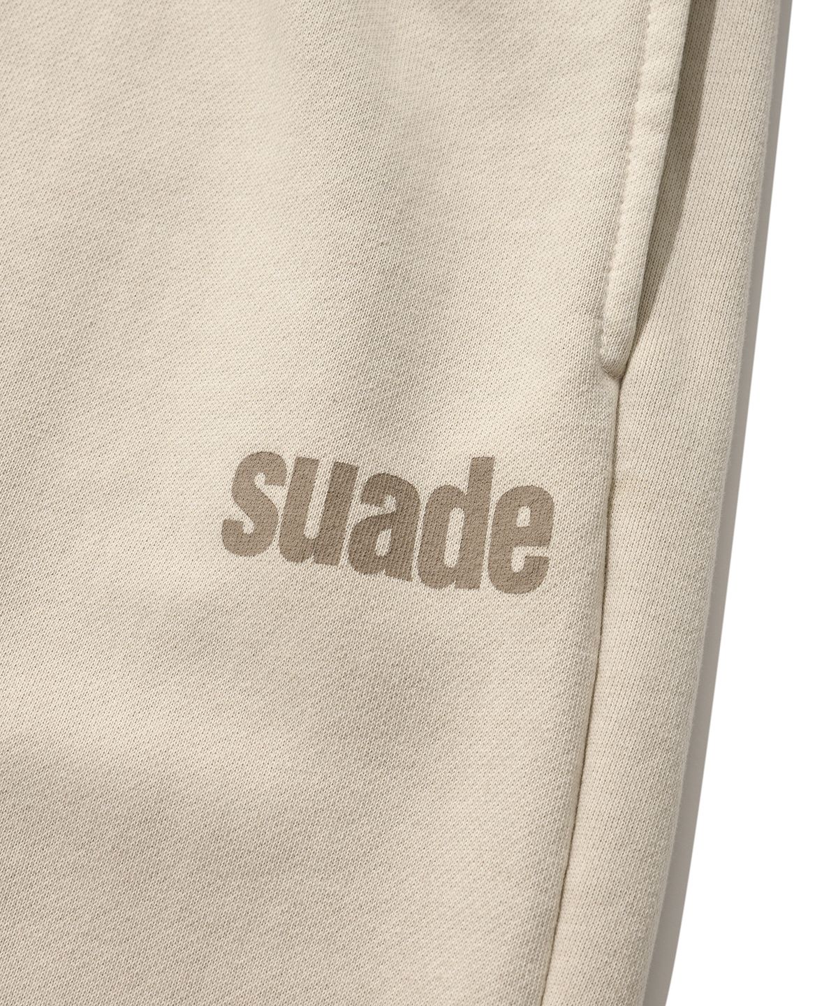 스웨이드(SUADE) WASHED LOGO PANTS [PIGMENT BEIGE]