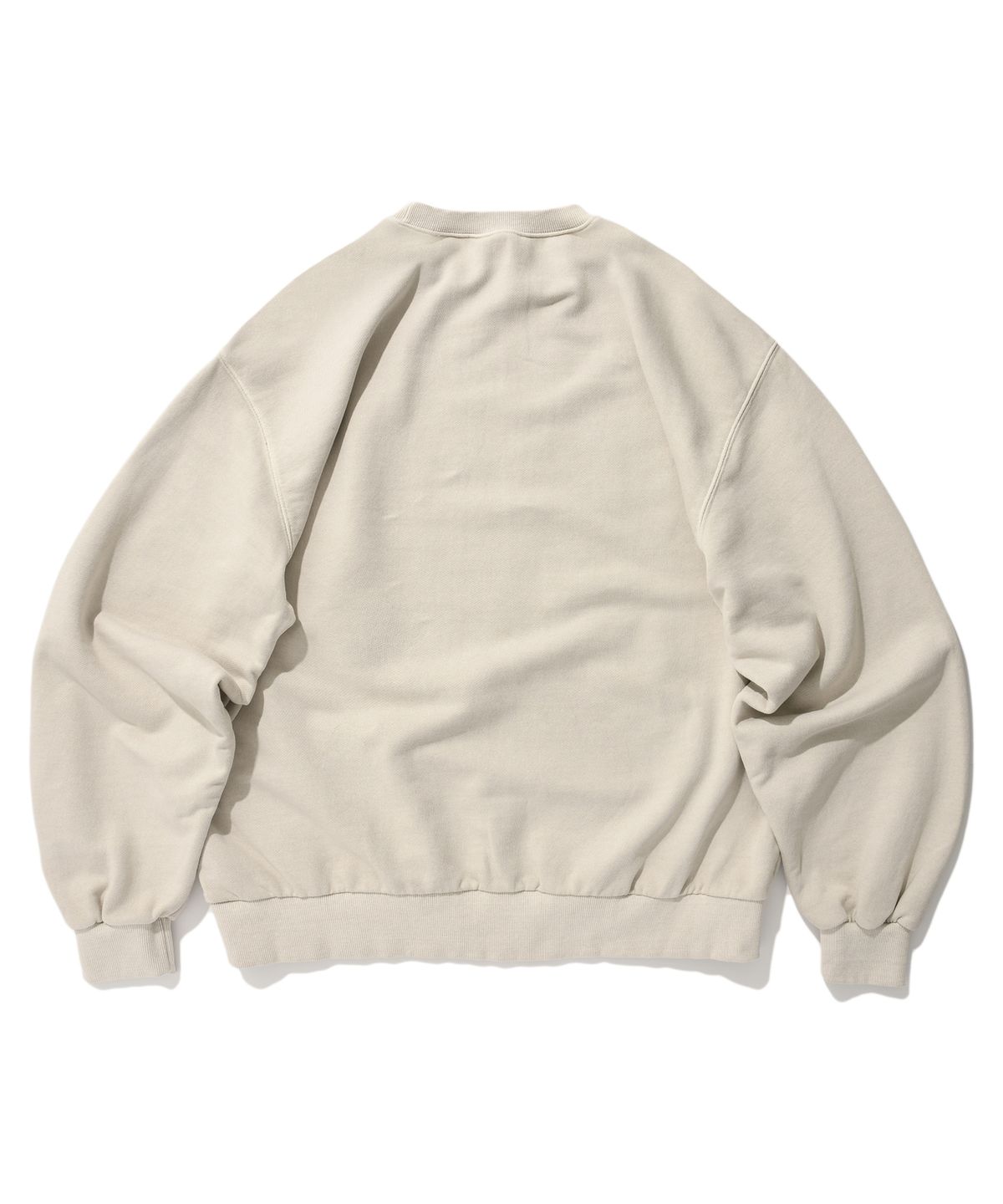 스웨이드(SUADE) WASHED LOGO CREWNECK [PIGMENT BEIGE]