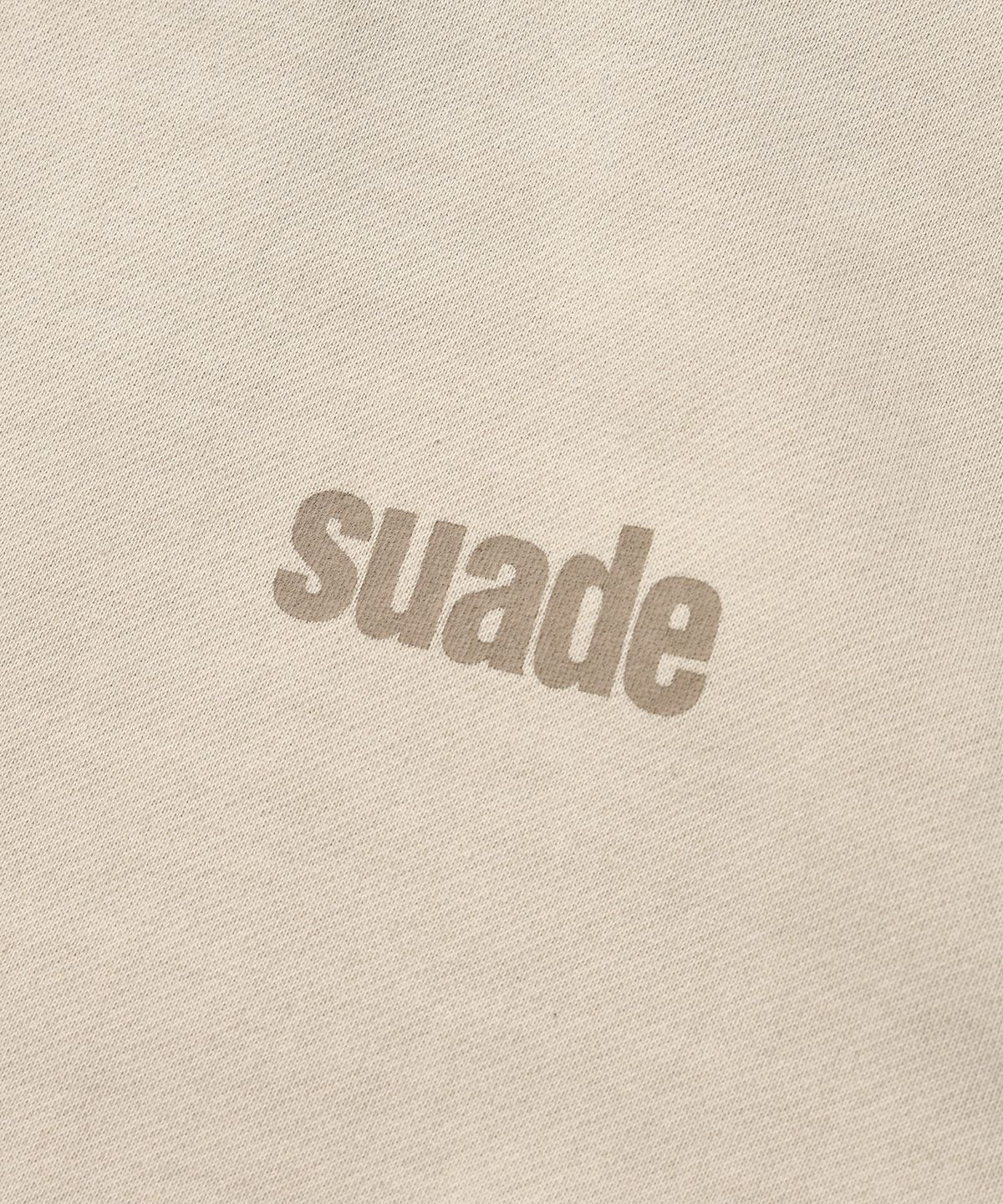 스웨이드(SUADE) WASHED LOGO CREWNECK [PIGMENT BEIGE]