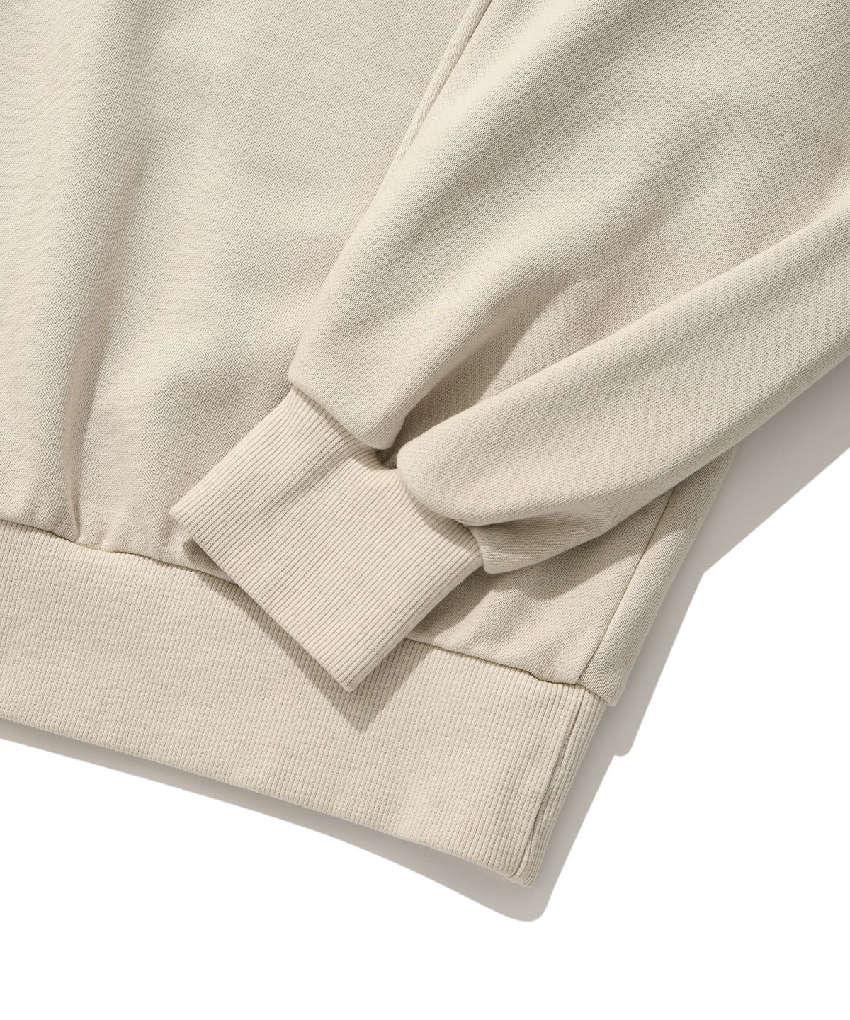 스웨이드(SUADE) WASHED LOGO CREWNECK [PIGMENT BEIGE]