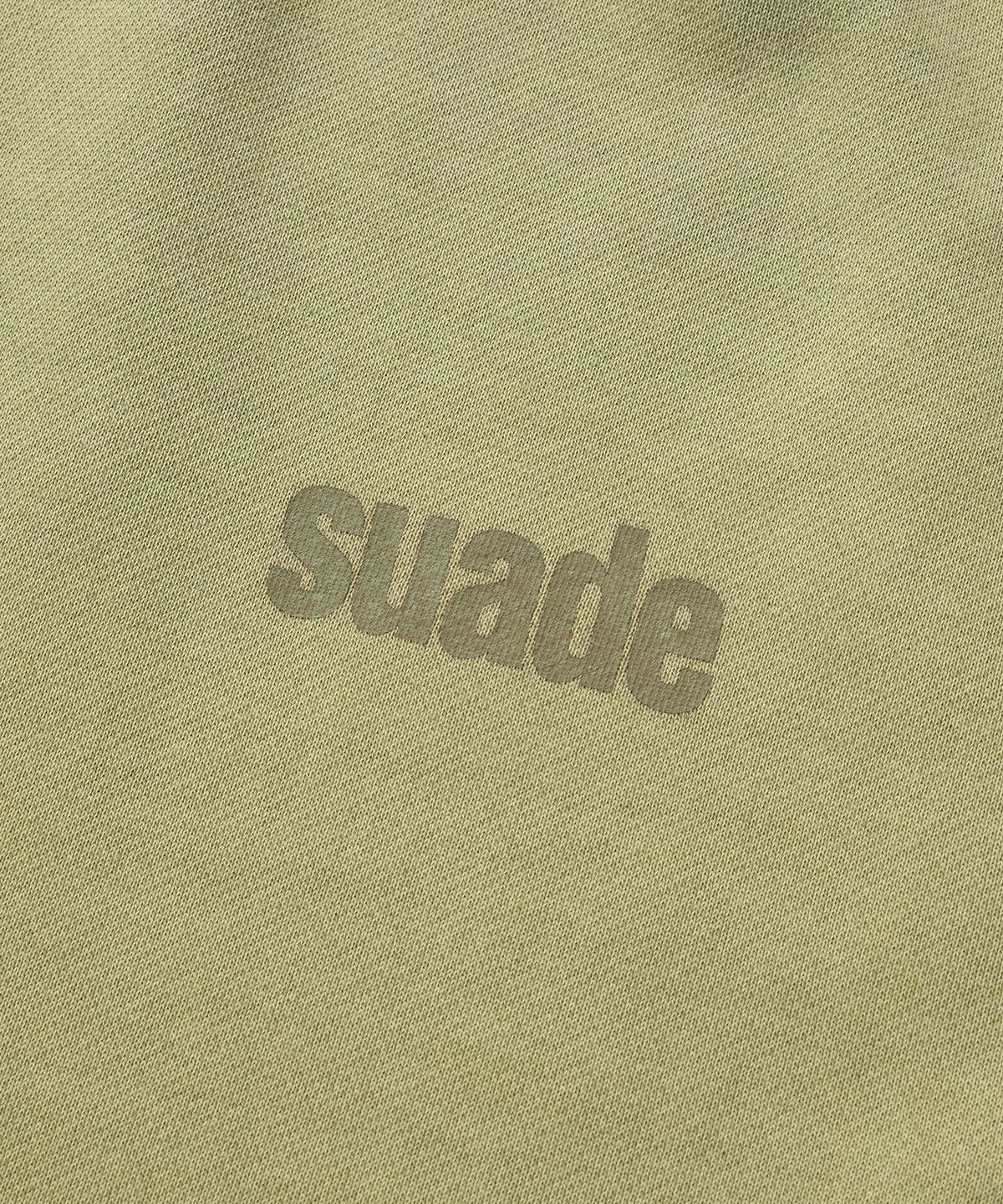 스웨이드(SUADE) WASHED LOGO CREWNECK [PIGMENT KHAKI]