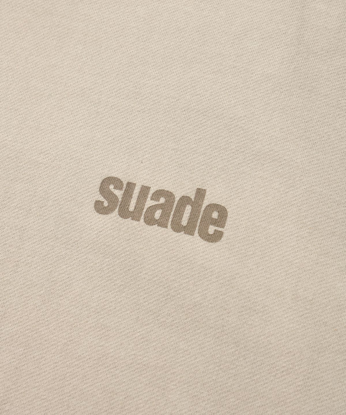 스웨이드(SUADE) WASHED LOGO HOODIE [PIGMENT BEIGE]