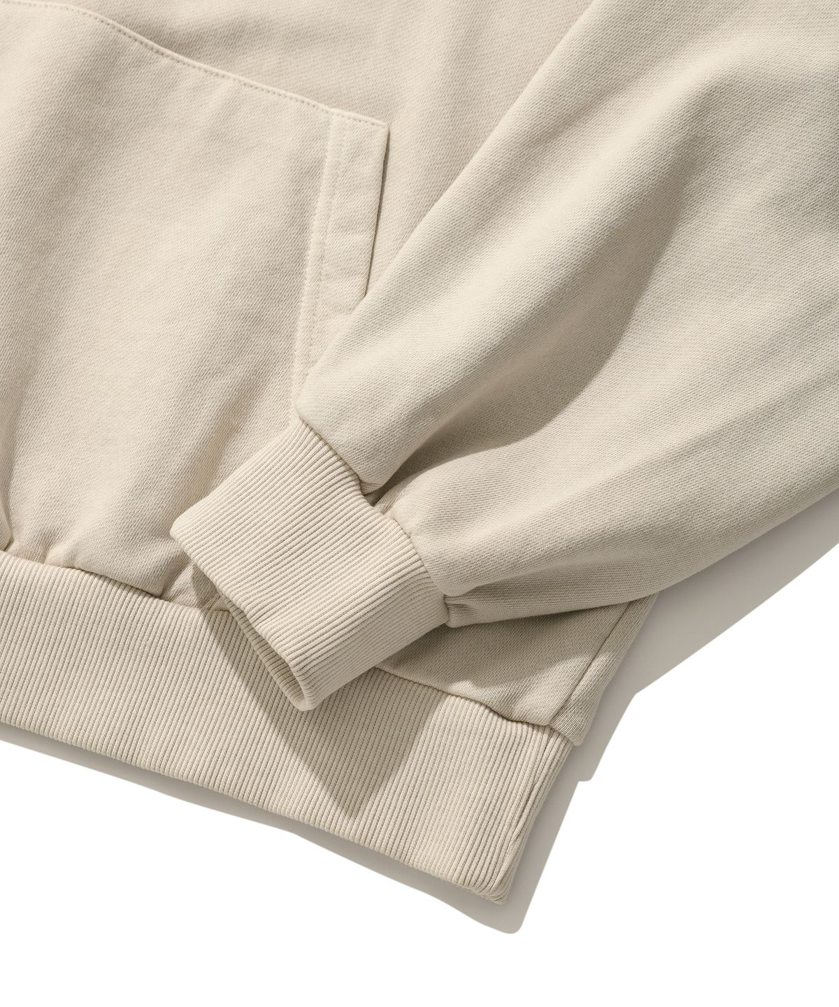 스웨이드(SUADE) WASHED LOGO HOODIE [PIGMENT BEIGE]