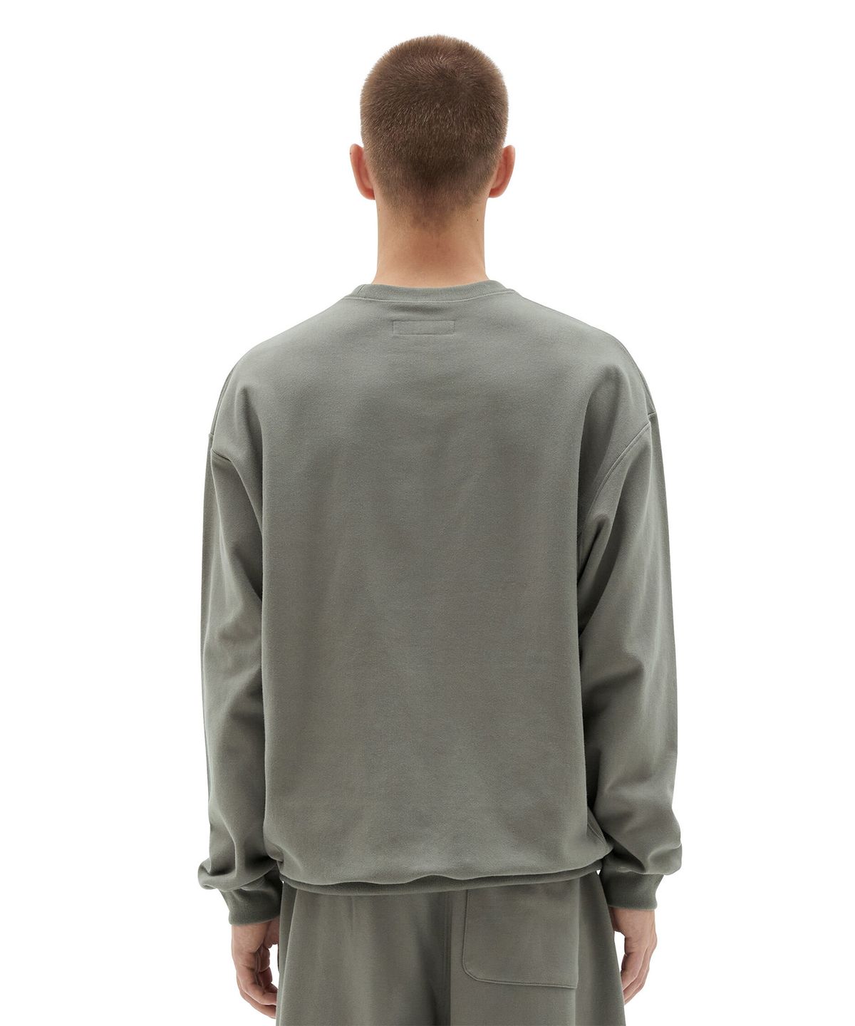브라운야드(BROWNYARD) 22fw 스웻 셔츠, 올리브 그레이