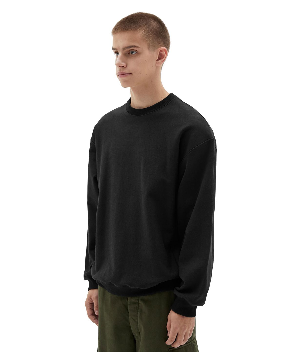브라운야드(BROWNYARD) 22fw 스웻 셔츠, 블랙