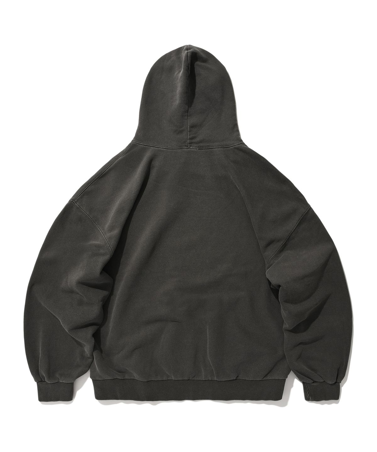 스웨이드(SUADE) WASHED LOGO HOODIE [PIGMENT BLACK]