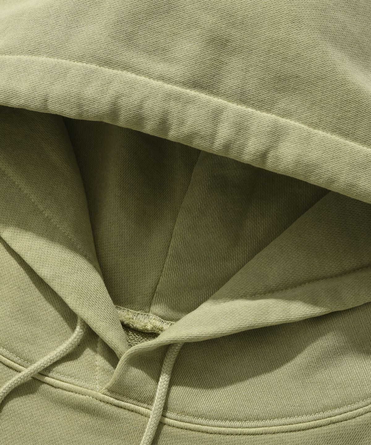 스웨이드(SUADE) WASHED LOGO HOODIE [PIGMENT KHAKI]