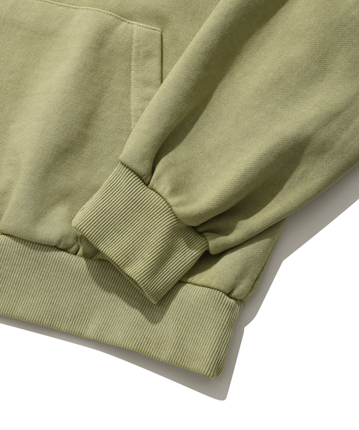 스웨이드(SUADE) WASHED LOGO HOODIE [PIGMENT KHAKI]
