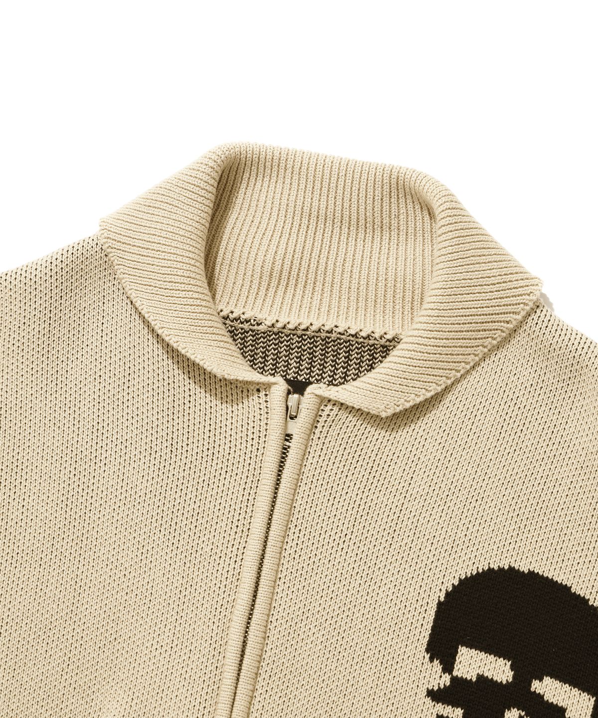 스웨이드(SUADE) SKULL COWICHAN SWEATER [BEIGE]