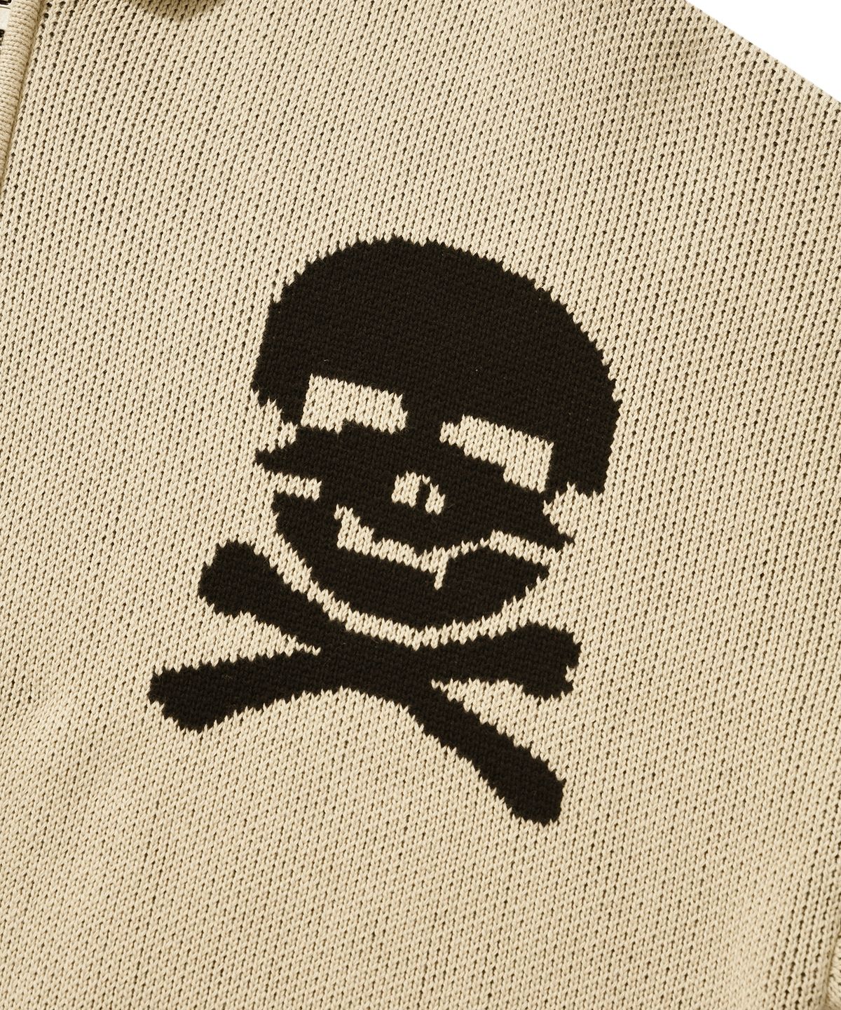 스웨이드(SUADE) SKULL COWICHAN SWEATER [BEIGE]