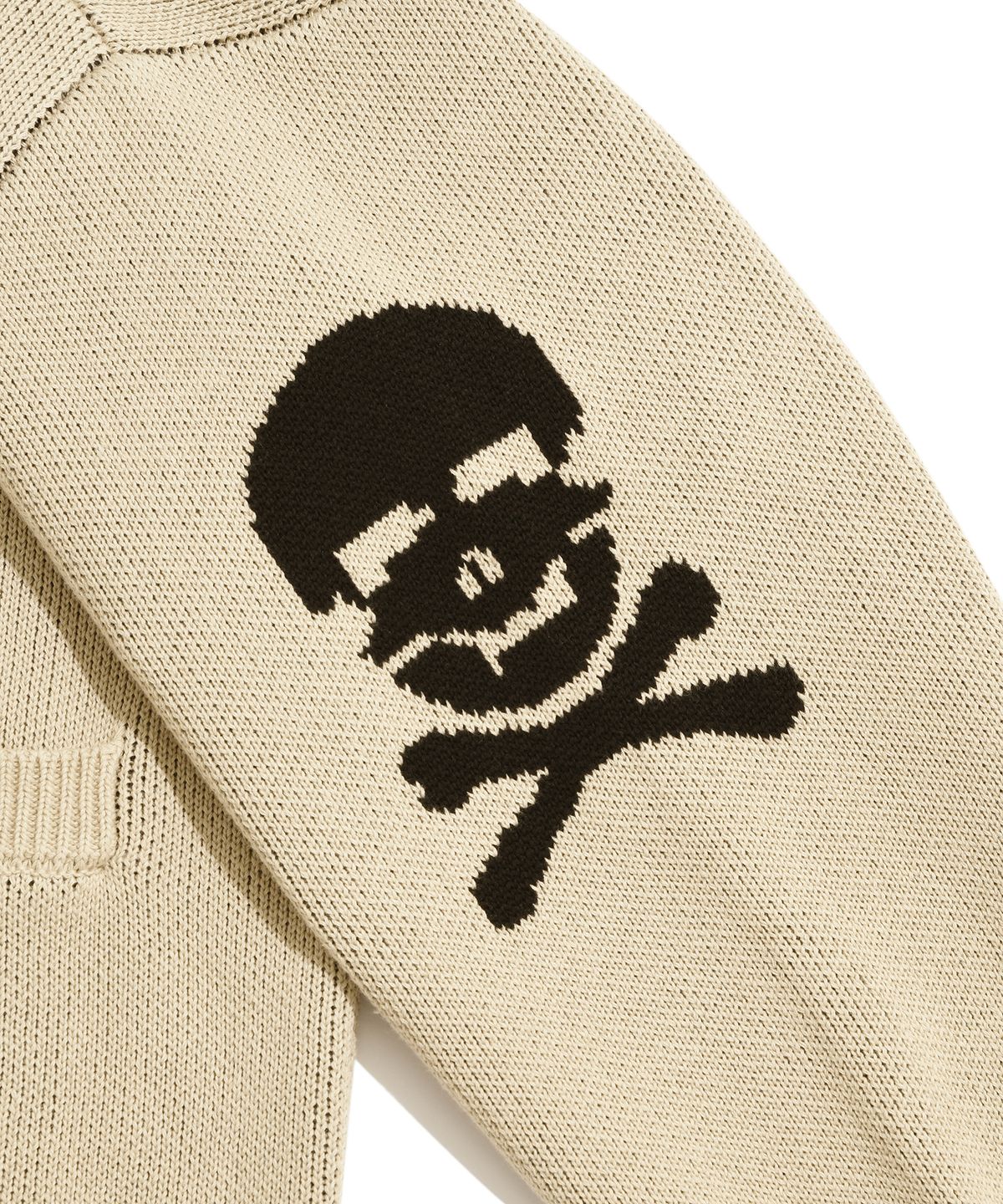 스웨이드(SUADE) SKULL COWICHAN SWEATER [BEIGE]