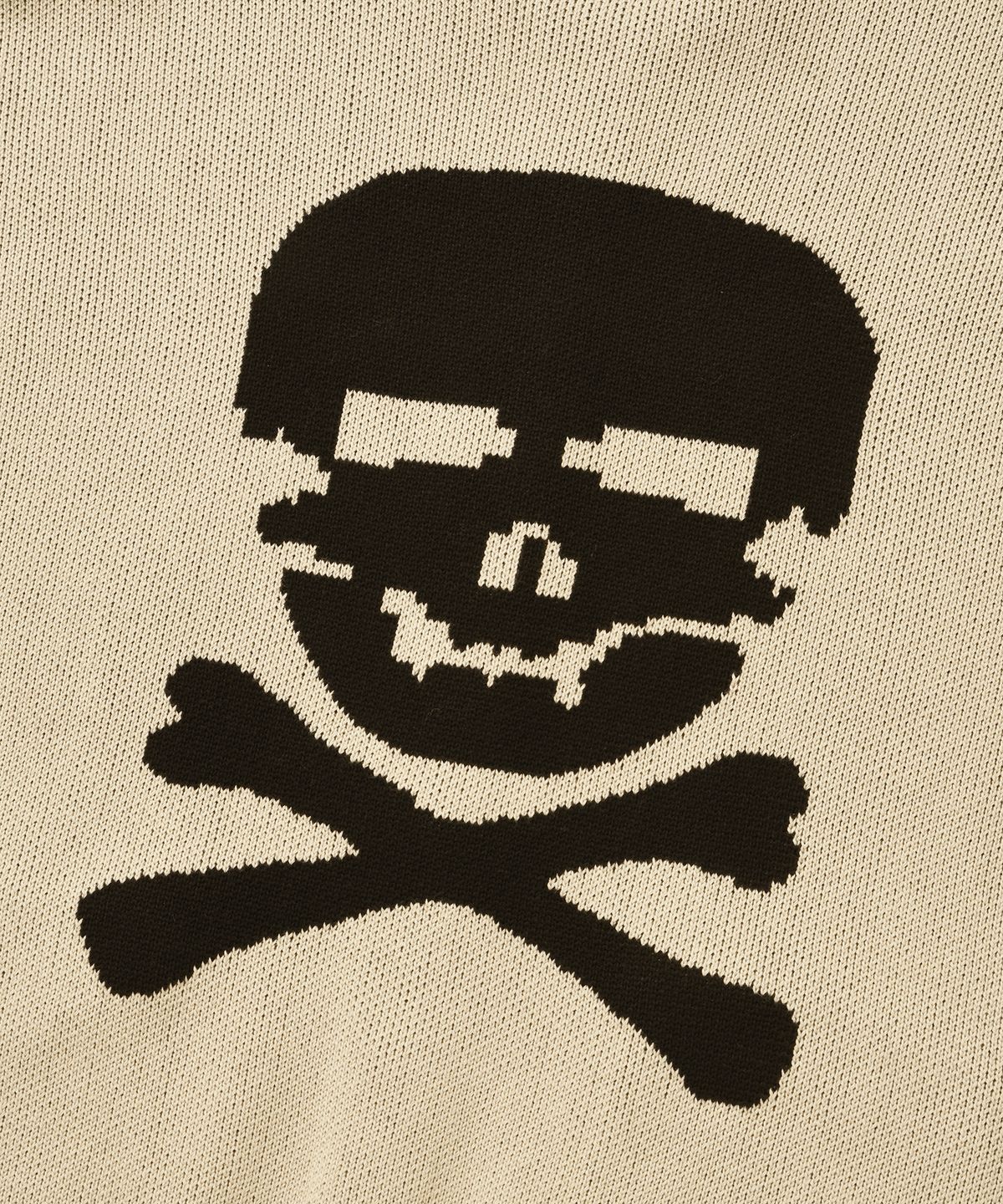 스웨이드(SUADE) SKULL COWICHAN SWEATER [BEIGE]