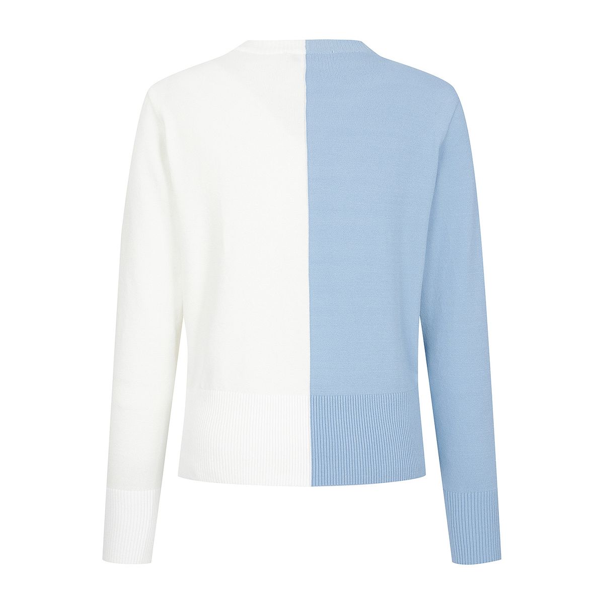 마틴골프(MARTINE GOLF) Half&Half Cardigan_S/Blue (QW0DCD31342)