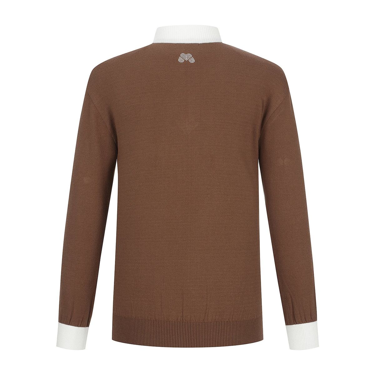 마틴골프(MARTINE GOLF) Argyle Half Zip-up Knit_O/White (Men)