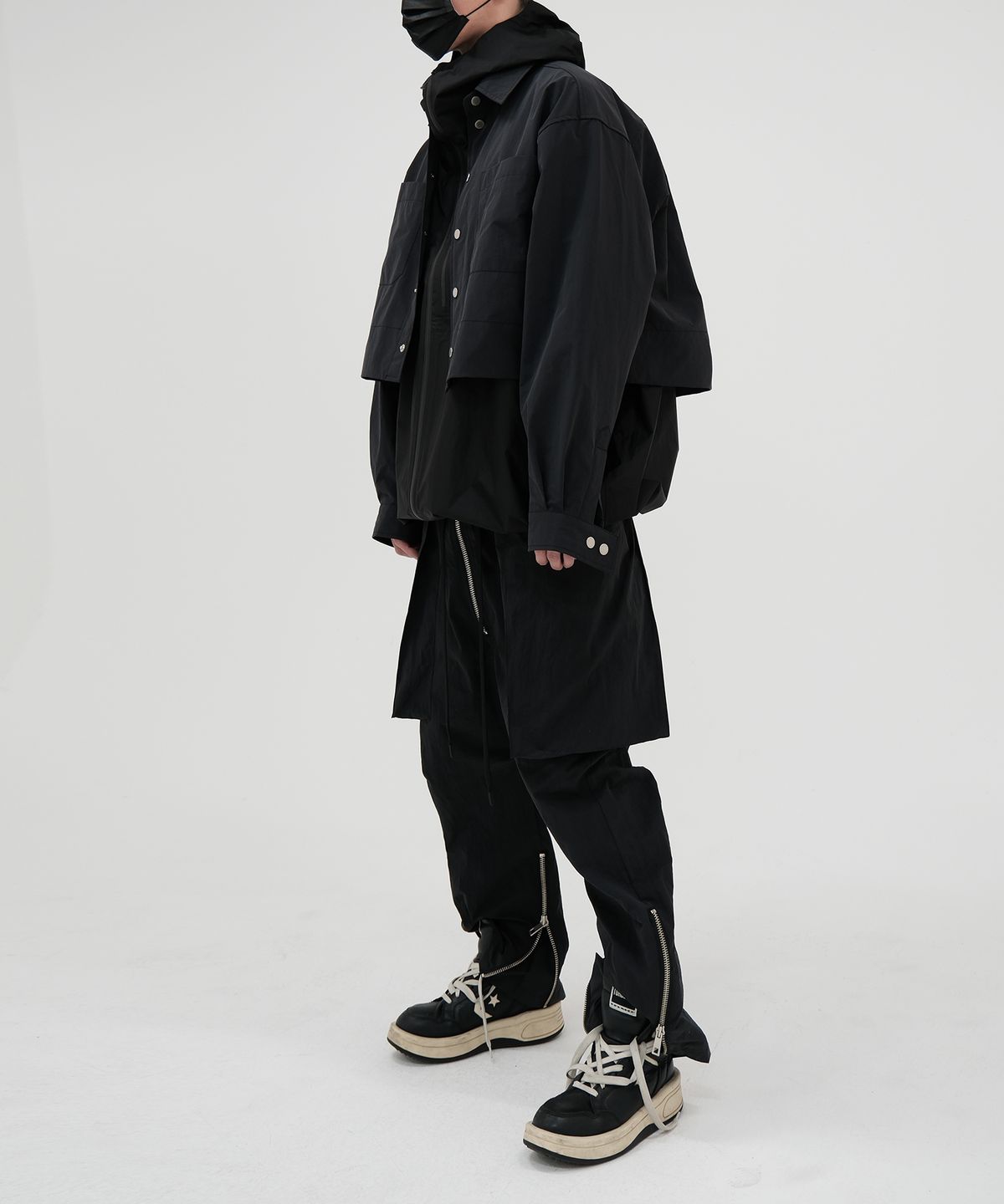 나우바우(NOWBAU) 패스티시 사루엘 팬츠 st