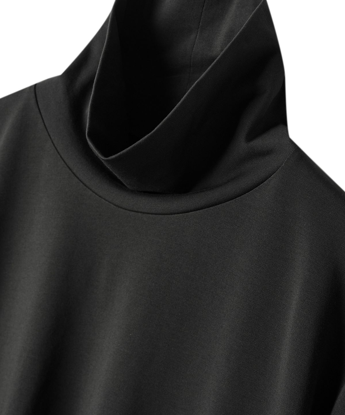 러프사이드(ROUGHSIDE) Turtleneck Long Sleeve Black