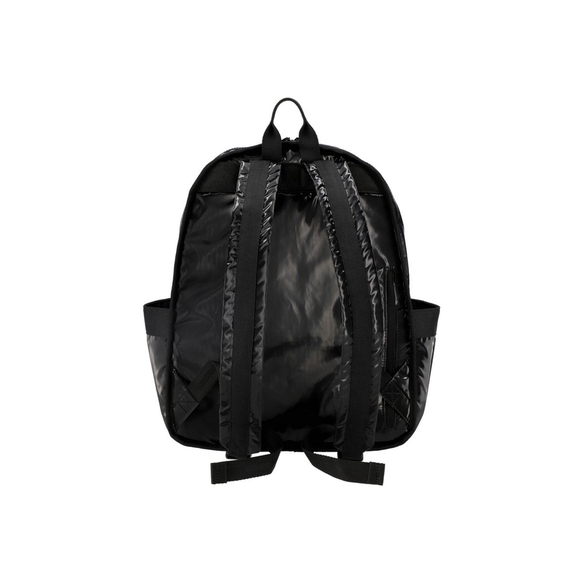 레스포색(LESPORTSAC) 블랙 샤인 루트 백팩 [3747.M135]