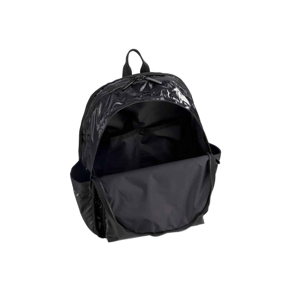 레스포색(LESPORTSAC) 블랙 샤인 루트 백팩 [3747.M135]