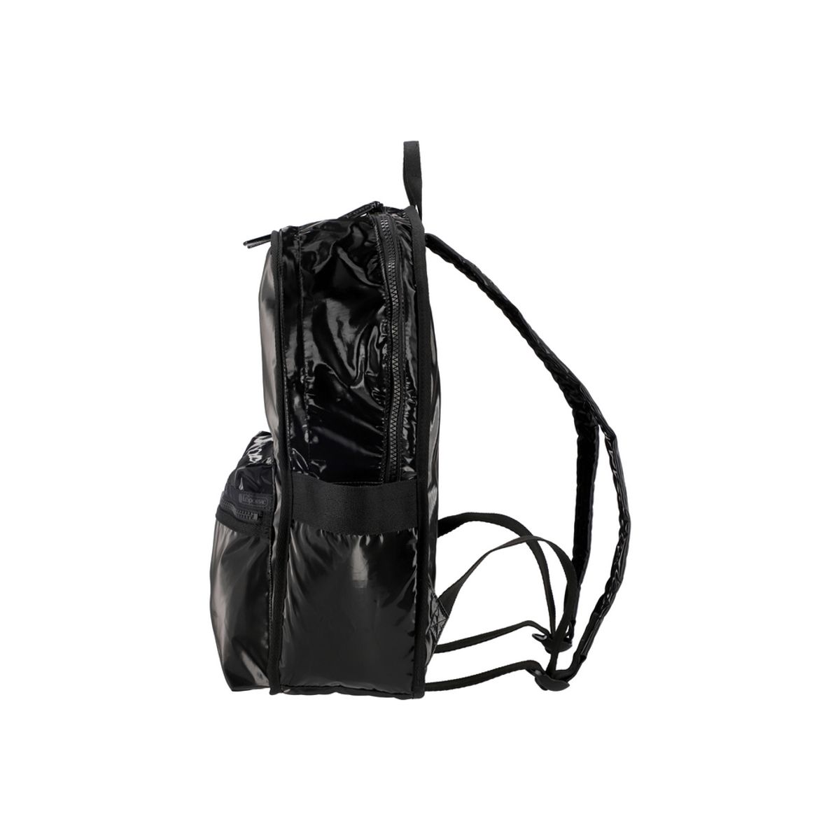 레스포색(LESPORTSAC) 블랙 샤인 루트 백팩 [3747.M135]