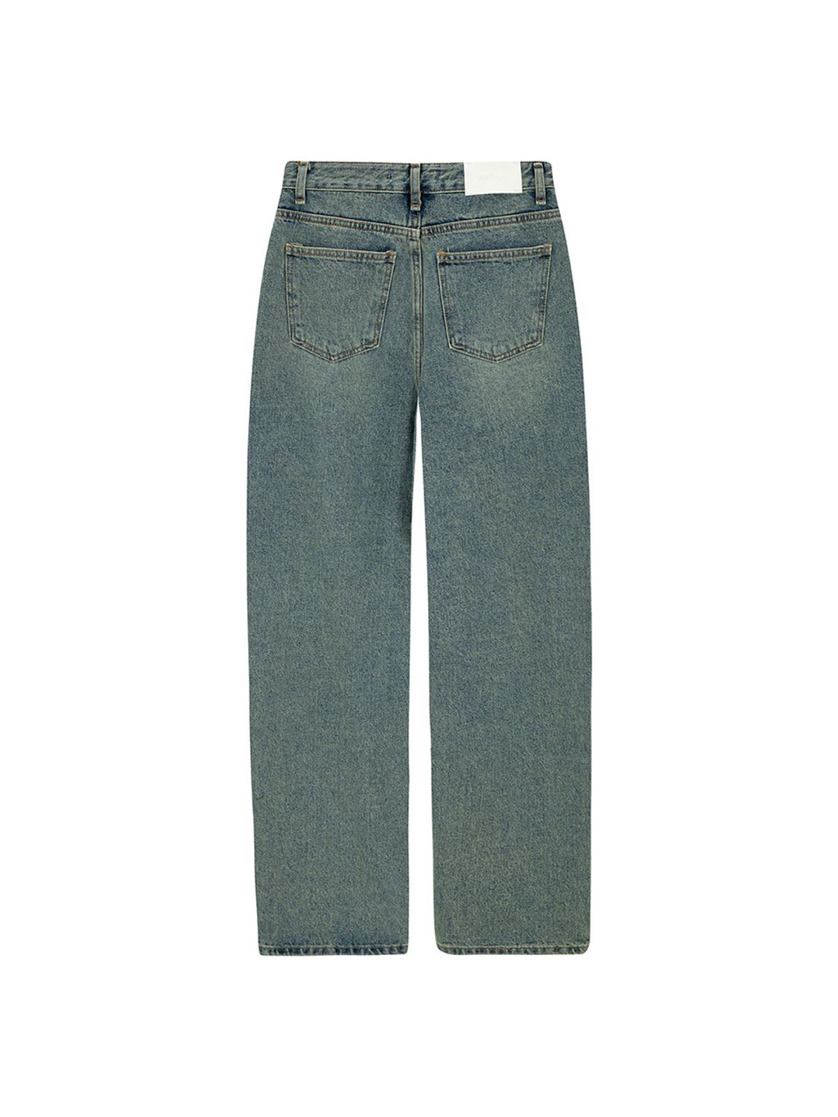 샐러드바구니(SALAD BAGUNI) Normal Semi Wide Denim Jeans_vintage blue