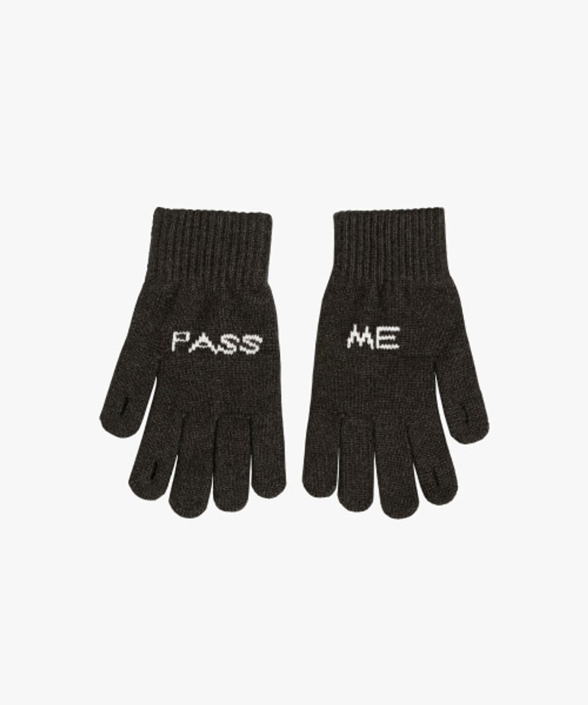골스튜디오(GOALSTUDIO) PASS ME KNIT GLOVES-CHARCOAL