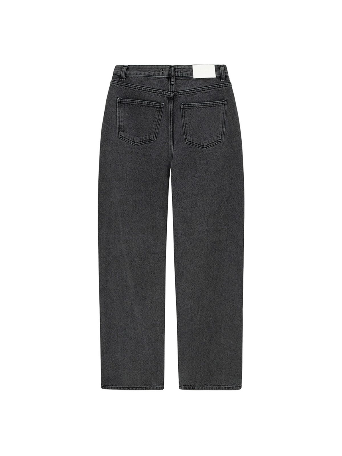 샐러드바구니(SALAD BAGUNI) Hotfix Semi Wide Denim Jeans_bleached black