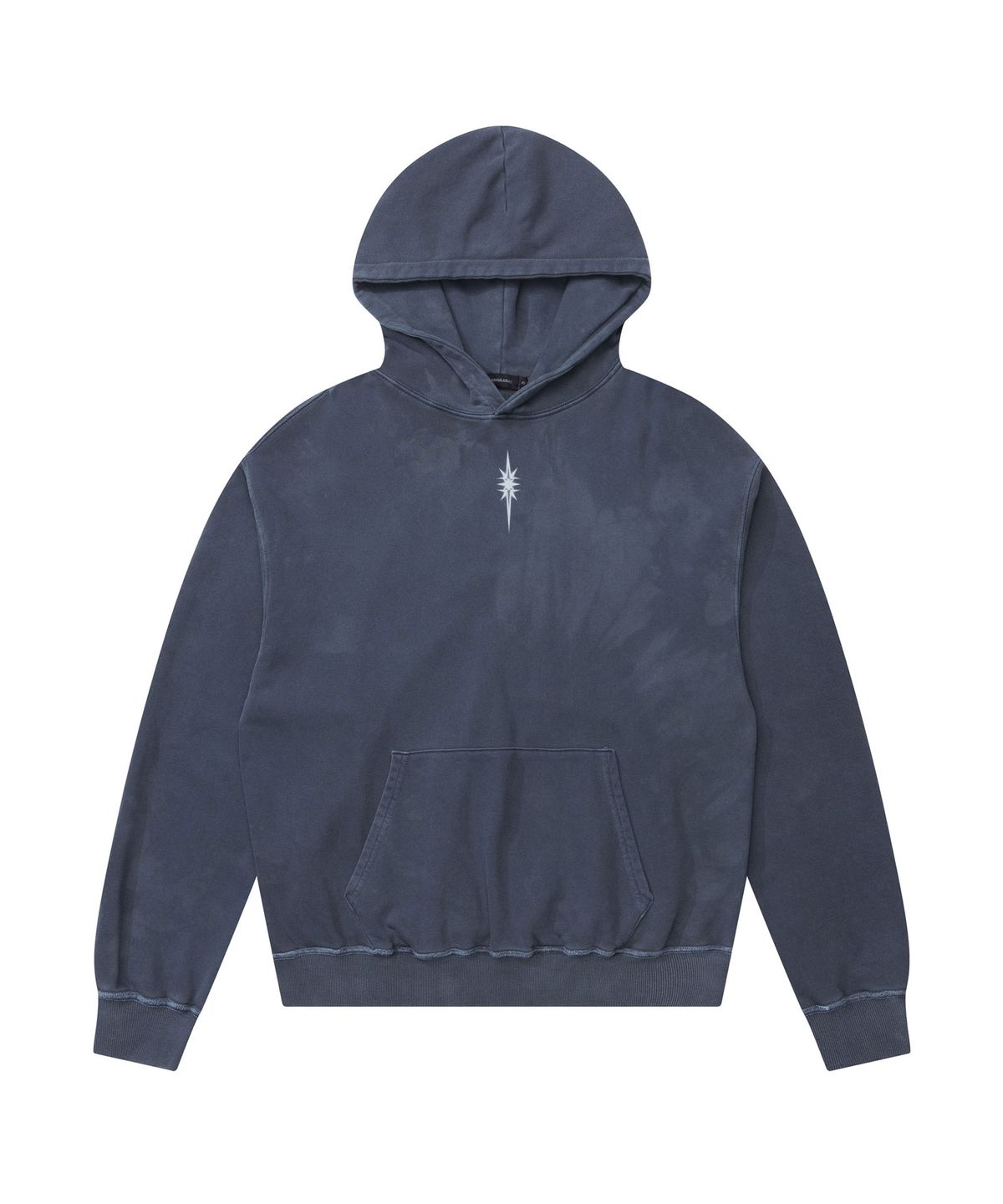 이우가마카라스(IUGAMAKARAS) Pigment Dyed Hoodie (Dusty Blue)