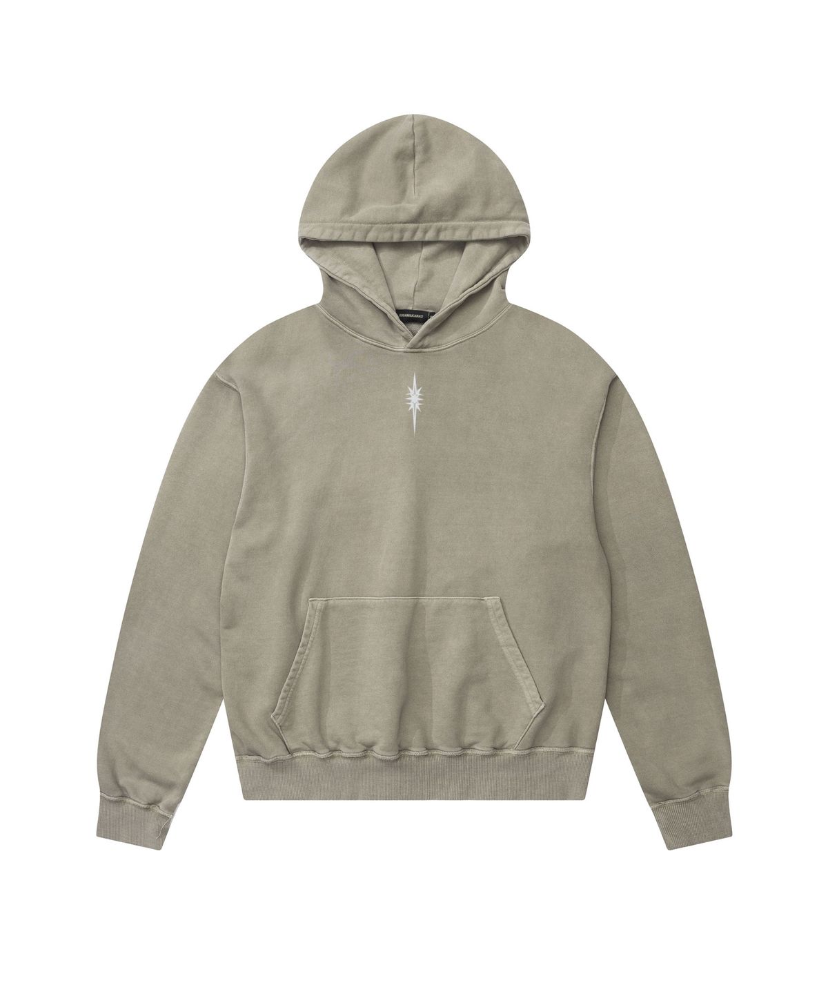 이우가마카라스(IUGAMAKARAS) Pigment Dyed Hoodie (Khaki)