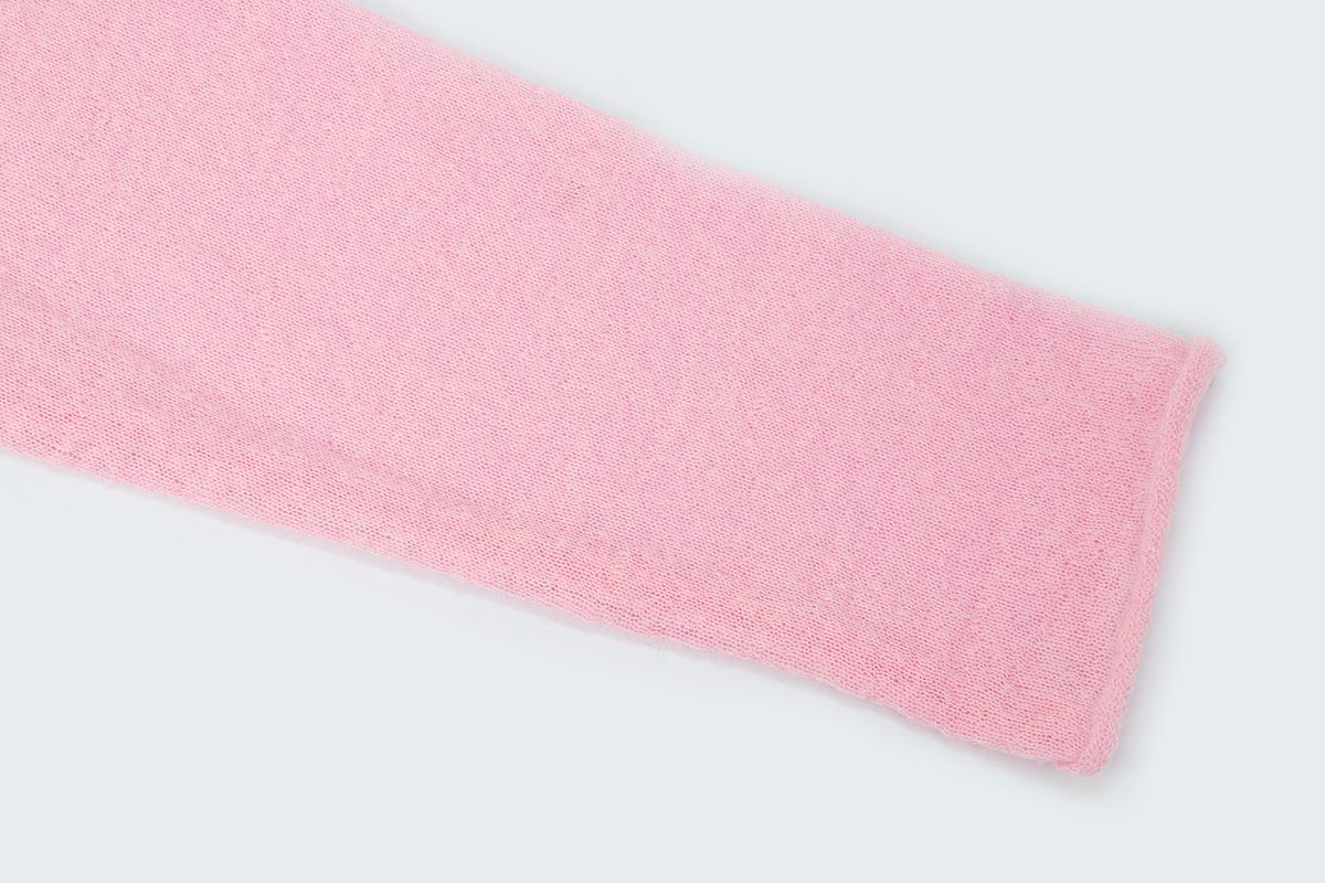 샐러드바구니(SALAD BAGUNI) Kidmohair Round Neck Pullover_pink