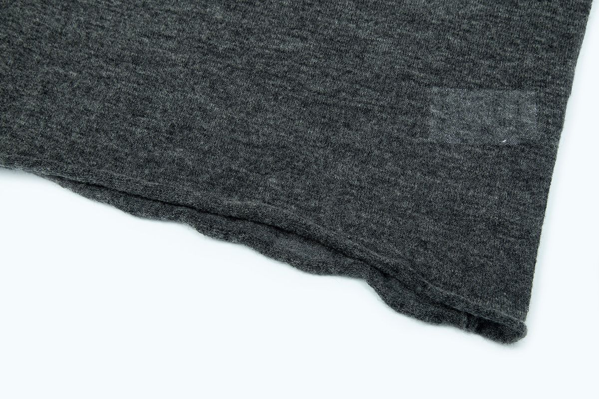 샐러드바구니(SALAD BAGUNI) Kidmohair Round Neck Pullover_charcoal