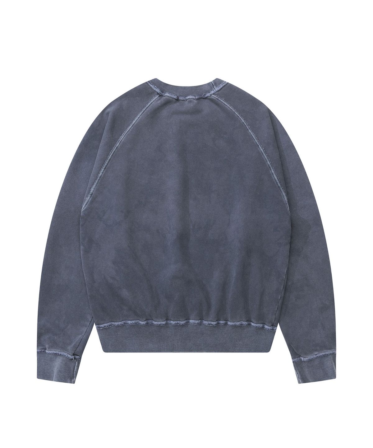 이우가마카라스(IUGAMAKARAS) Pigment Dyed Sweatshirt (Dusty Blue)