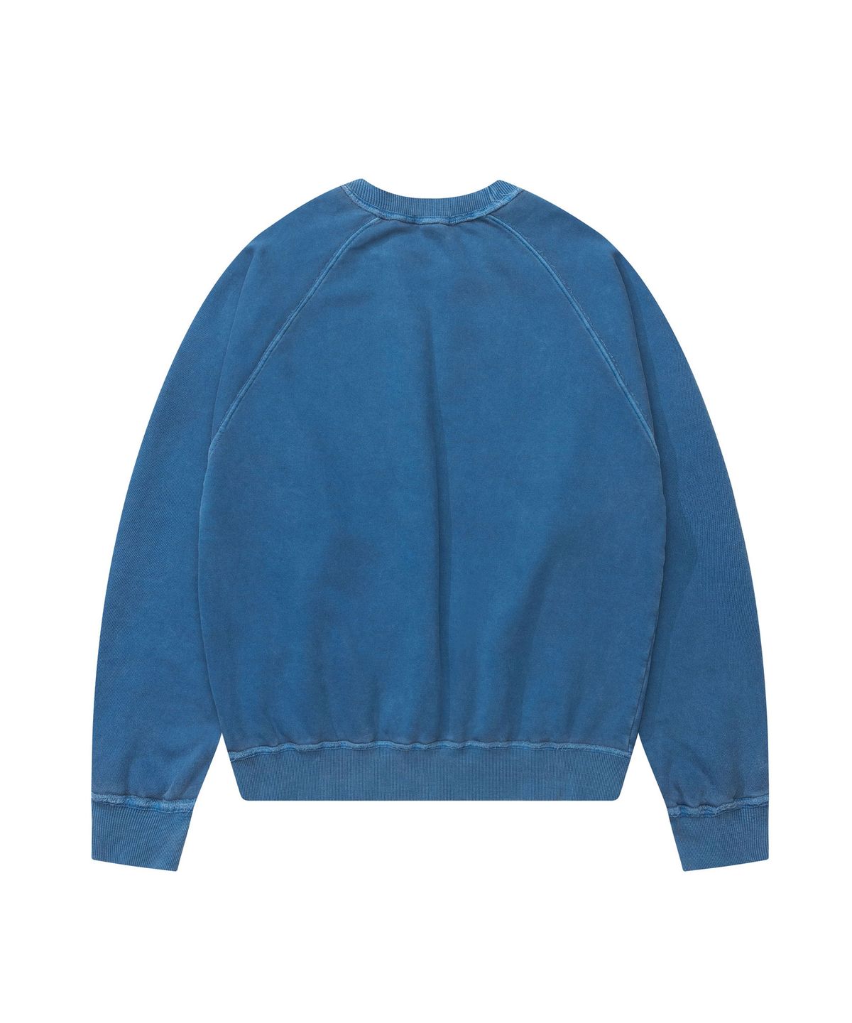 이우가마카라스(IUGAMAKARAS) Pigment Dyed Sweatshirt (Blue)
