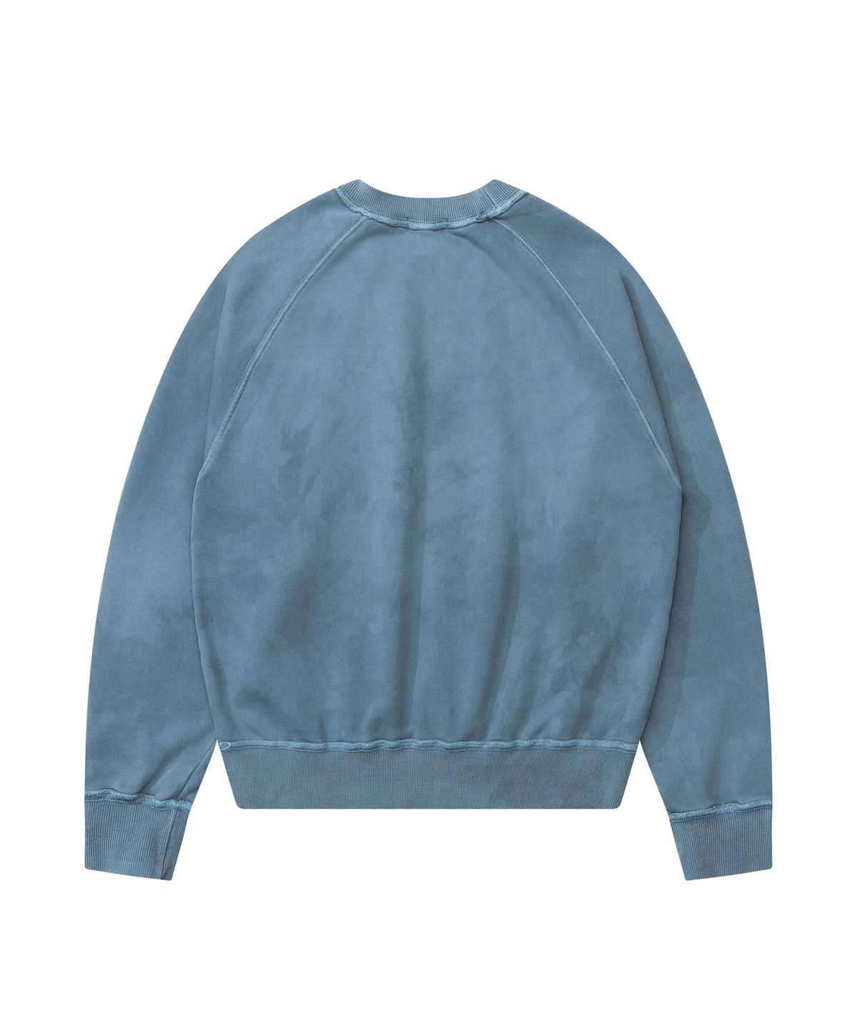 이우가마카라스(IUGAMAKARAS) Pigment Dyed Sweatshirt (Turkish Blue)